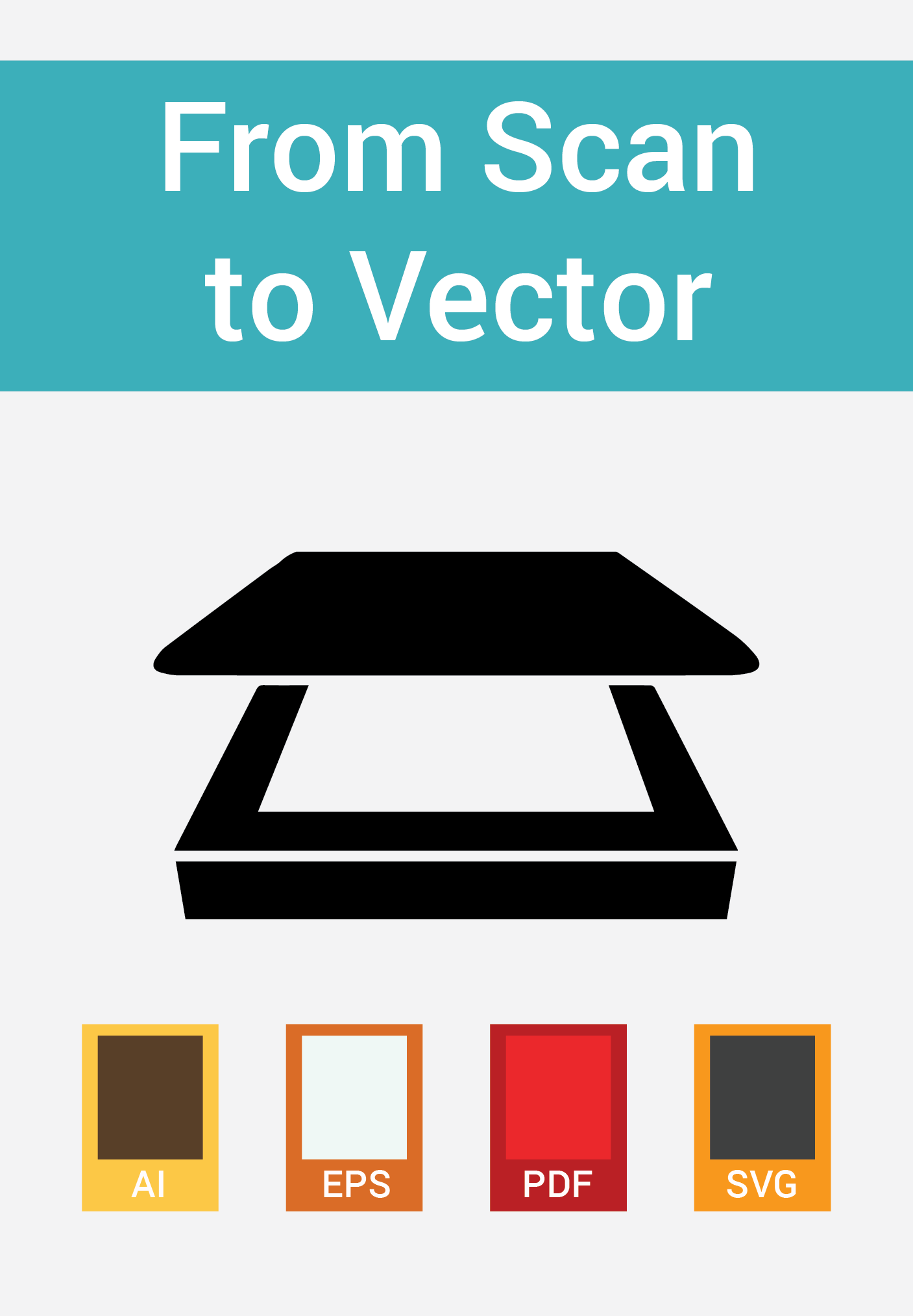 VECTORIZE SCANNED IMAGES FOR HIGH QUALITY PRINTING